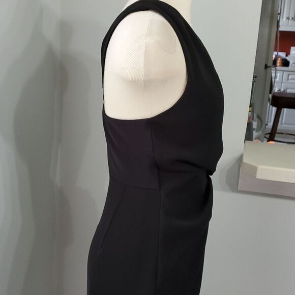 ZARA trf, little black dress. Razor back. With tie at waist. Size small. Career. - Picture 5 of 12